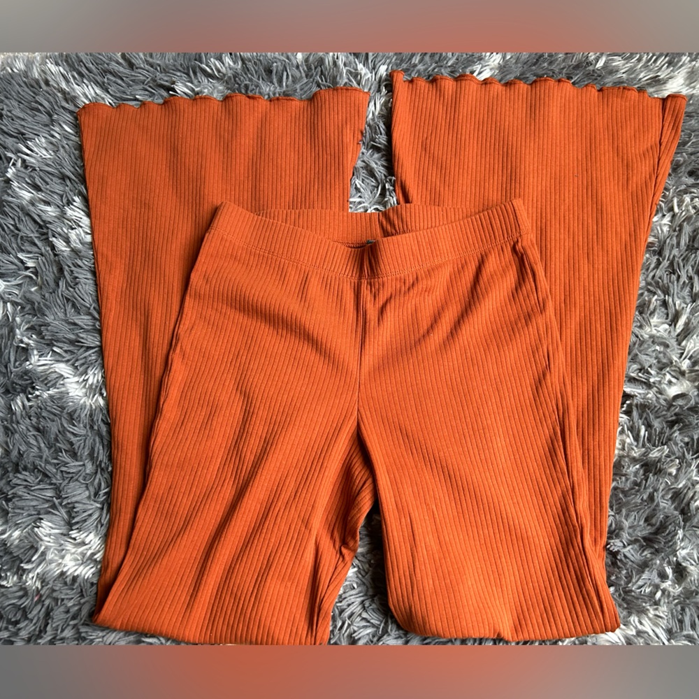 Orange Flared Ruffle leggings - Wildfable @ Target
